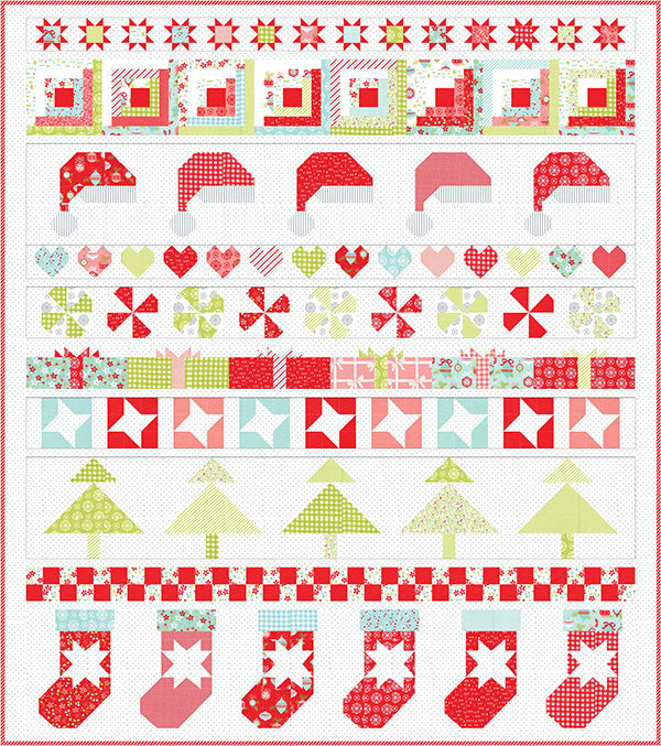 Vintage Holiday Quilt Kit