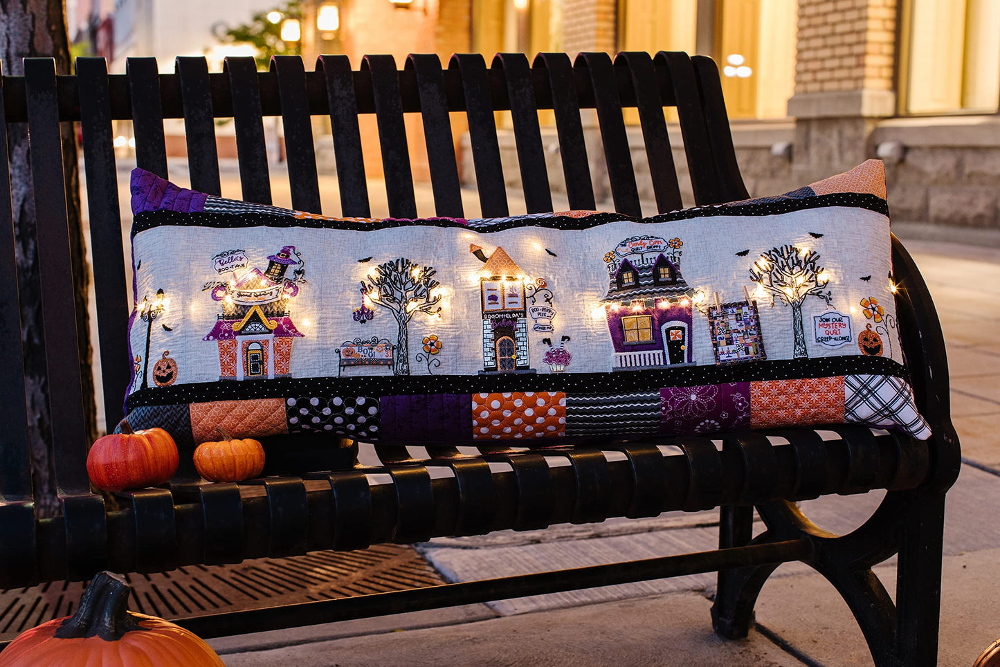 Halloween Twilight Boo-levard Bench Pillow Embellishment Kit